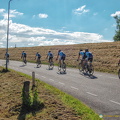 Cyclists racing by Jacobs Hoeve
